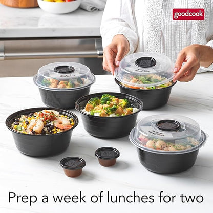 GoodCook 4-Cup Meal Prep Bowls Set