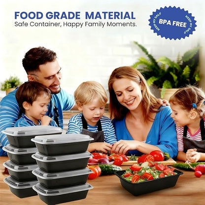 38oz Meal Prep Containers 15 Pack, BPA Free Food Storage Containers