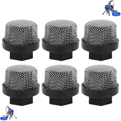 246385 Hose Inlet Strainer Filter Inlet Suction Strainer Mesh Filter for Graco 495 Ultra 395 390 Airless, for Wagner Spraytech Titan Paint Pumps (6 Packs)