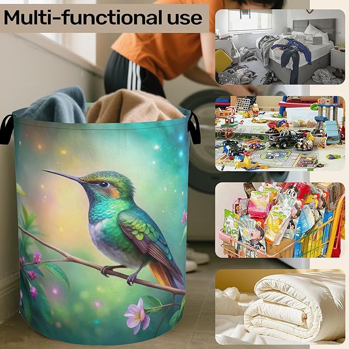 Hummingbird Laundry Basket