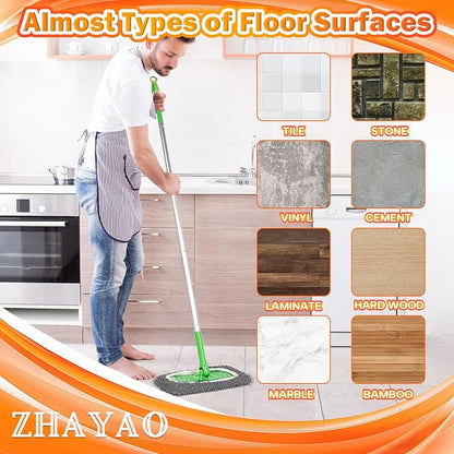 Reusable 100% Coral Fleece Mop Pads Compatible