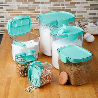 Progressive ProKeeper Baker's Airtight Kitchen Storage Canister Container Set