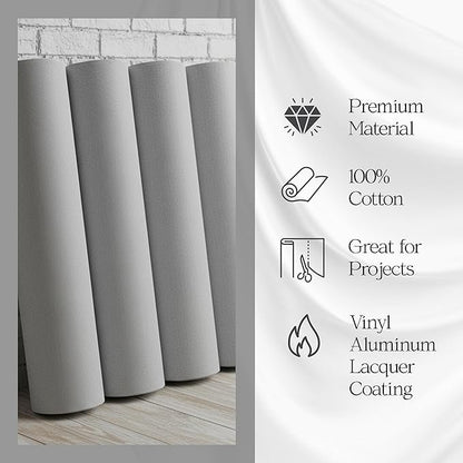 60" Heat Resistant Thermal Silver Fabric by The Yard – Insulated Material