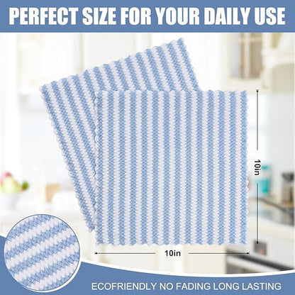 Homaxy 12 Pack Kitchen Dish Cloths, Ultra Soft and Absorbent Dish Towels
