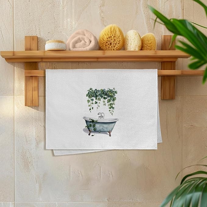 Sage Green Eucalyptus Hand Towels
