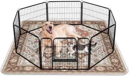 INVENHO 2PACK Washable Pee Pads for Dogs 60"x48" Reusable Dog Pads Extra Large Upgrade Non-Slip Dog Pee Pads Heavy Absorbency Puppy Pee Pads Quick Dry Whelping Pads/Waterproof Puppy Training Pad