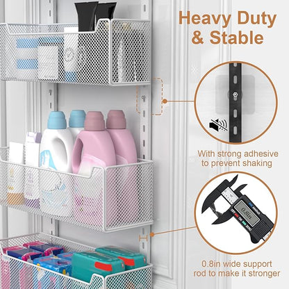 Over The Door Organizer, 8-tier Metal Door Organizer Hanging