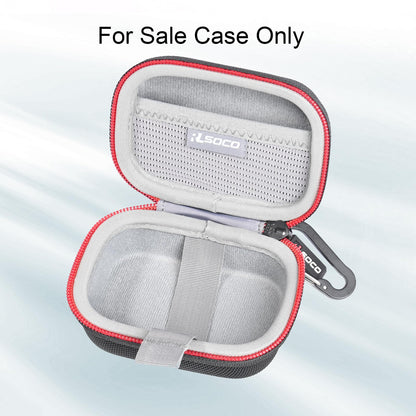 RLSOCO Hard Case for JBL Endurance Peak 3 Dust and Water Proof (IP68) True Wireless Active Earbuds | Storage Pouch with Sturdy Metal Hook | Compact Design with YKK Zipper (Case Only)