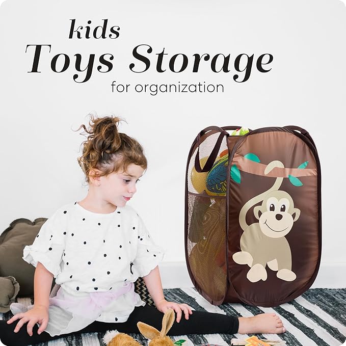 Handy Laundry Collapsible Mesh Pop Up Hamper