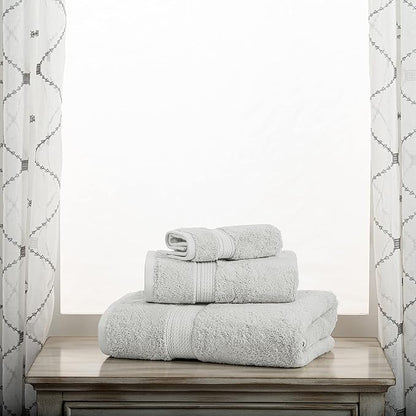 SUPERIOR Solid Egyptian Cotton Towel Set, Hand Towel 20” x 30”, Bath Towel 30”