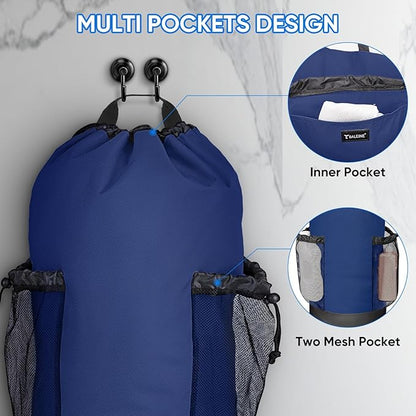 BALEINE 150L Laundry Bag Backpack, 900D Oxford Fabric Large Travel Laundry Bags