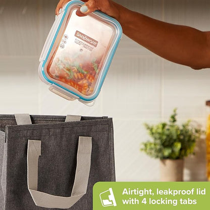 Snapware Plastic Total Solutions Food Storage Containers Set, Airtight &
