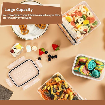 PRAKI Airtight Food Storage Containers Set, Flour & Sugar
