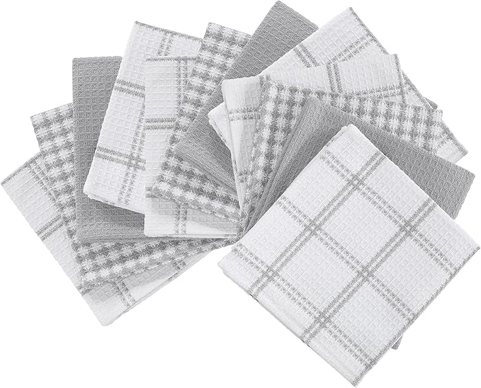 T-Fal Premium Waffle Dish Cloths: Highly Absorbent, Super Soft Long Lasting