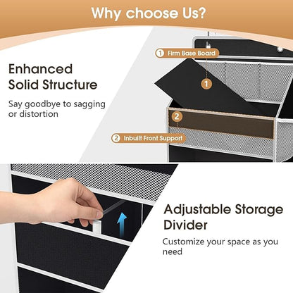 WISELIFE 5-Tier Over the Door Organizer