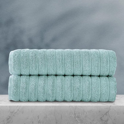 Classic Turkish Towels CTT Premium 2 Pack Bath Towels Set, Made
