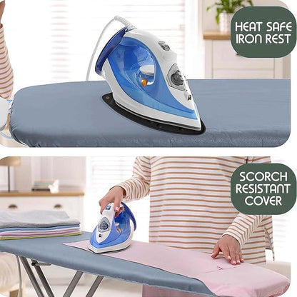 Hearth & Harbor Ironing Board Cover and Pad 15x54 Full Size, Thick Heavy Duty