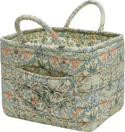 Quilted Fabric Storage Baskets