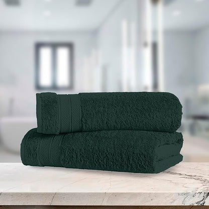 Elegant Comfort Three Line Popcorn Towel Set