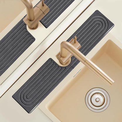 20 Inch Small Faucet Mat for Kitchen Island Sink, Instant Dry Sink Protector