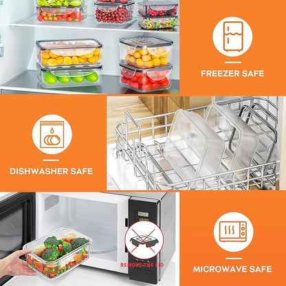 52 PCS Food Storage Containers