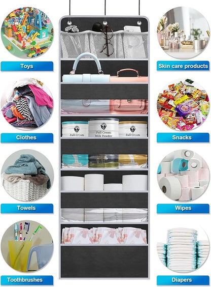 2 Pack Over the Door Storage Organizer