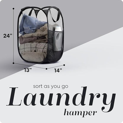 Handy Laundry Collapsible Mesh Pop Up Hamper