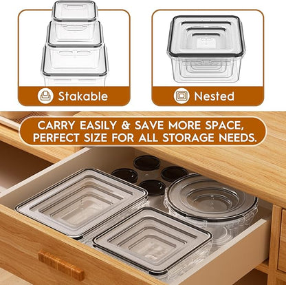 52 PCS Food Storage Containers
