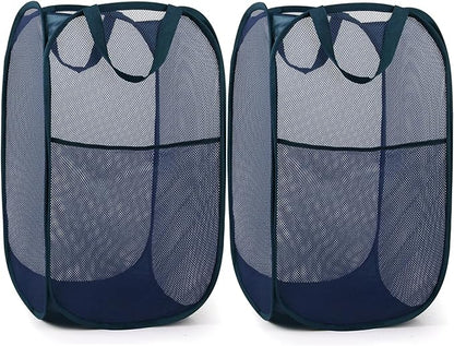 2 Pack Durable Collapsible Laundry Baskets