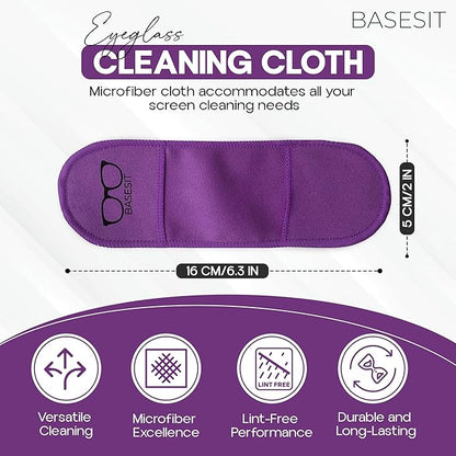Eyeglass Cleaner Cloth 4 Pack, Eye Glasses Cleaner Wipes, Lens Cleaner