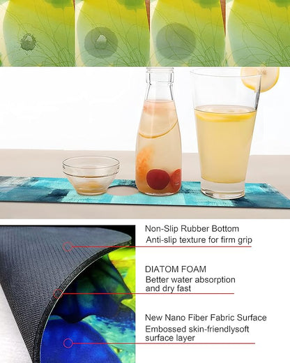 Kitchen Sink Splash Guard Faucet Mat Super Absorbent Fast Drying Mat Sink