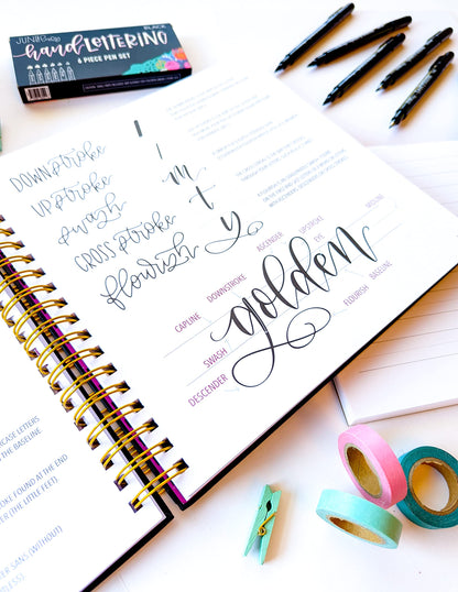 Calligraphy Kit for Beginners - Calligraphy Pen Set with Calligraphy Workbook
