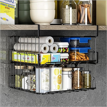 Under Shelf Basket Storage 2Pack