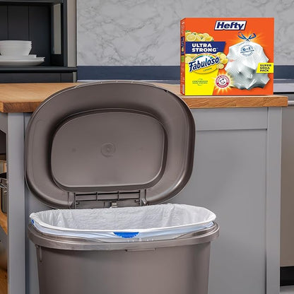 Hefty Ultra Strong 13 Gallon Trash Bags, Tall Kitchen Trash Bags 13 Gallon Size