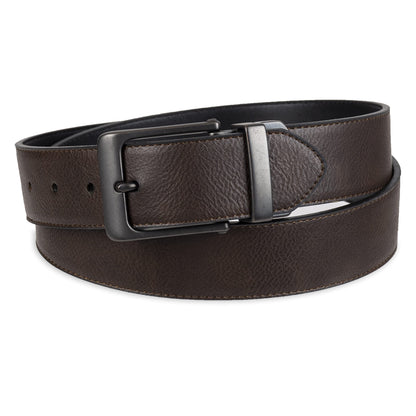 Levi's Men's Reversible Casual Jeans Belt, Brown/Black Antique, Large (38-40)
