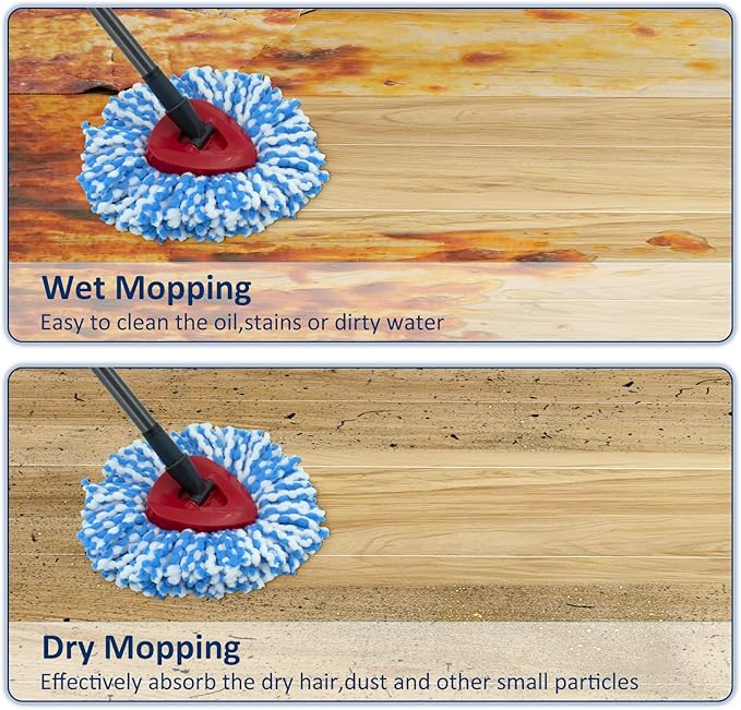 Spin Mop Head Replacements Compatible
