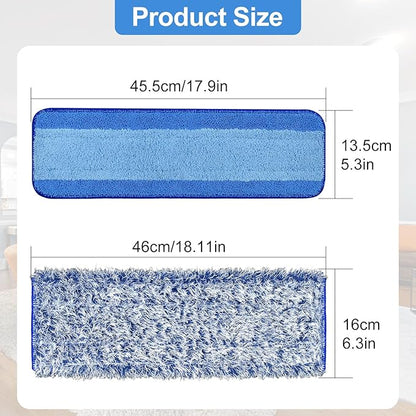 4 Pack Microfiber Cleaning Pad for Bona Mop Safe for Hardwood & Hard Surface