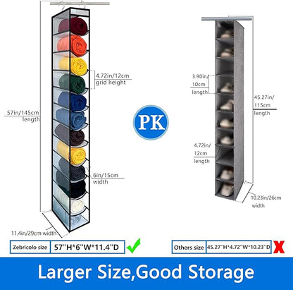 Closet Organization, 12 Section, Hanging Closet Organizer, Space Saving