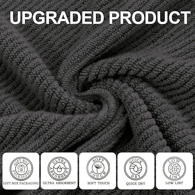 VOOVA & MOVAS Grey Washcloths