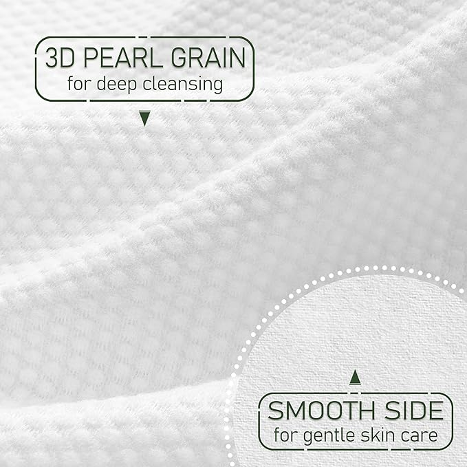Bamboo Viscose Disposable Face Towel Biodegradable Large Dry Face Wipes 60