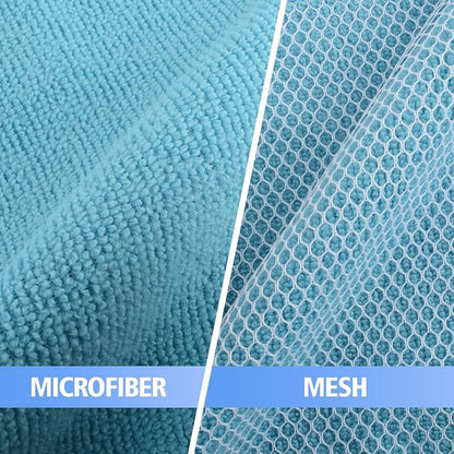 KinHwa Kitchen Washcloths for Dishes Absorbent Microfiber Dish Cloths Quick Dry