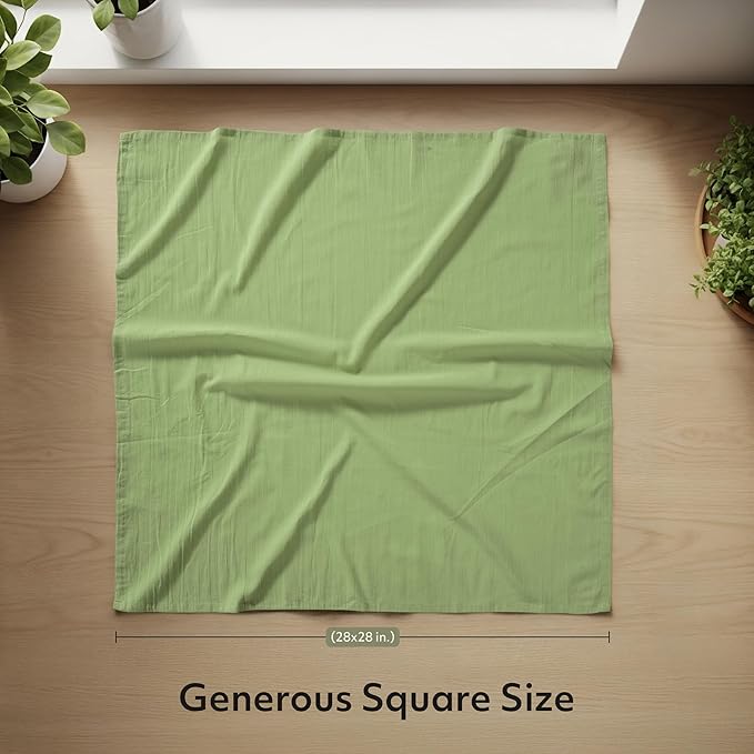Utopia Kitchen Sage Green Flour Sack Towels 100% Cotton Tea Towels