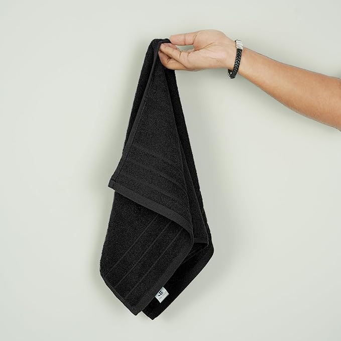 Tens Towels Pack of 6 Hand Towels, 100% Cotton, Lighter Weight, Quick to Dry