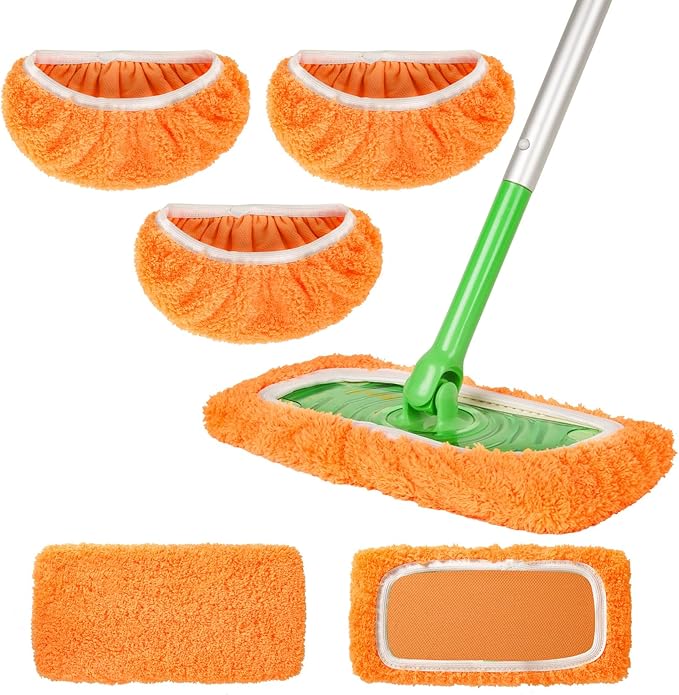 3 Pack Reusable Microfiber Mop Pads