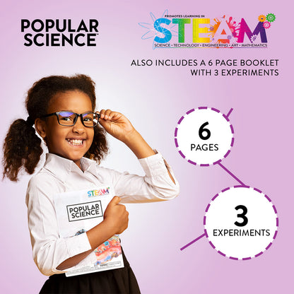 POPULAR SCIENCE Crystal Science Kit for Kids Ages 8 Years + | STEM Science Toys and Gifts for Educational and Fun Experiments |Science Kits Designed for Children and Suitable for All The Family