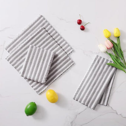 Homaxy 24 Pack Kitchen Dish Cloths, Ultra Soft and Absorbent Dish Towels