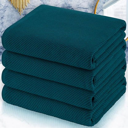 VOOVA & MOVAS Bath Towels Set of 4, Large 30" x 56"