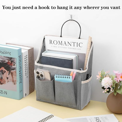 Wall Hanging Storage Bag Cotton Linen Hanging Storage Basket