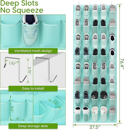 Unjumbly Over the Door Shoe Organizer