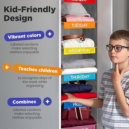 Handy Laundry Hanging Clothes Organizer